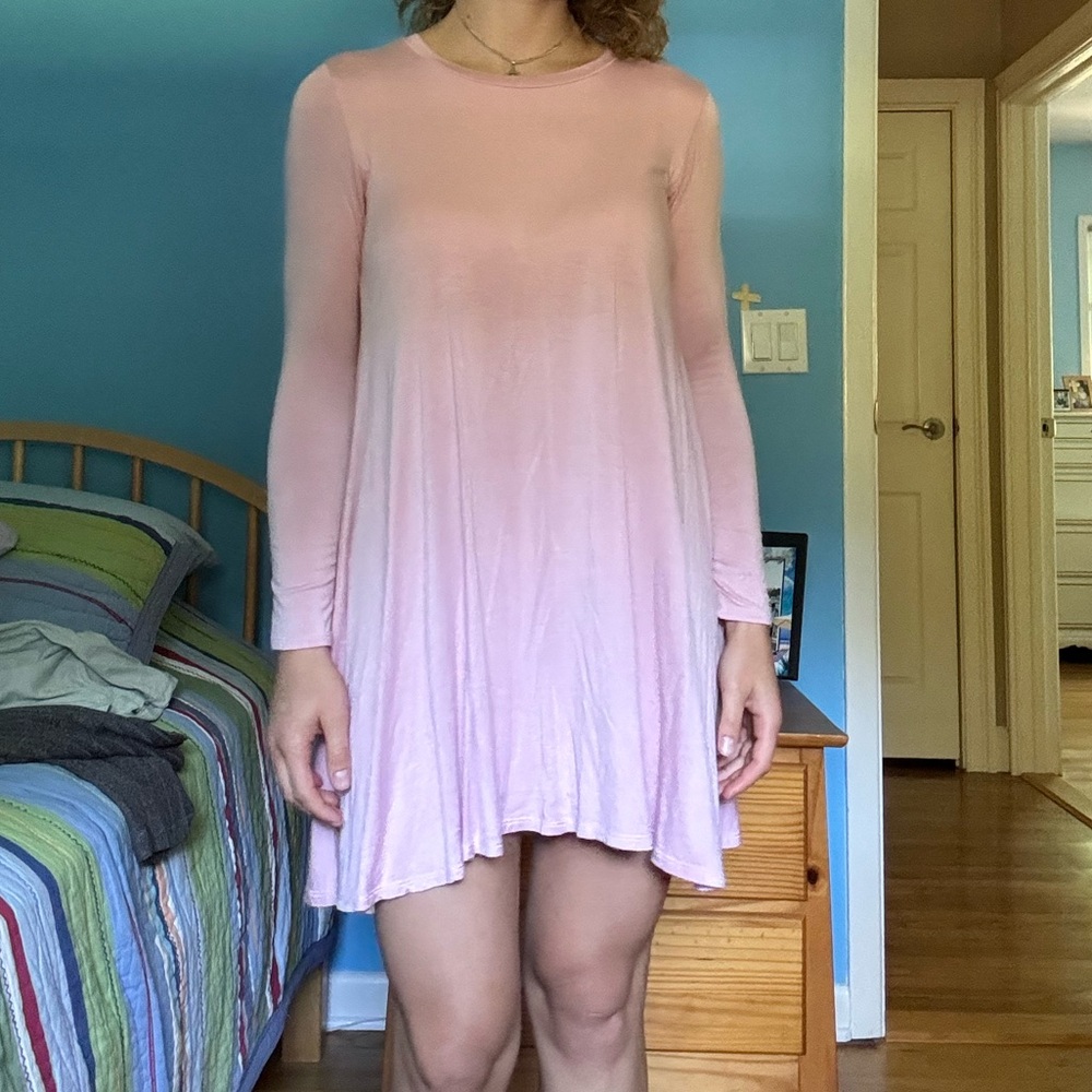 Jolie long sleeve t-shirt dress